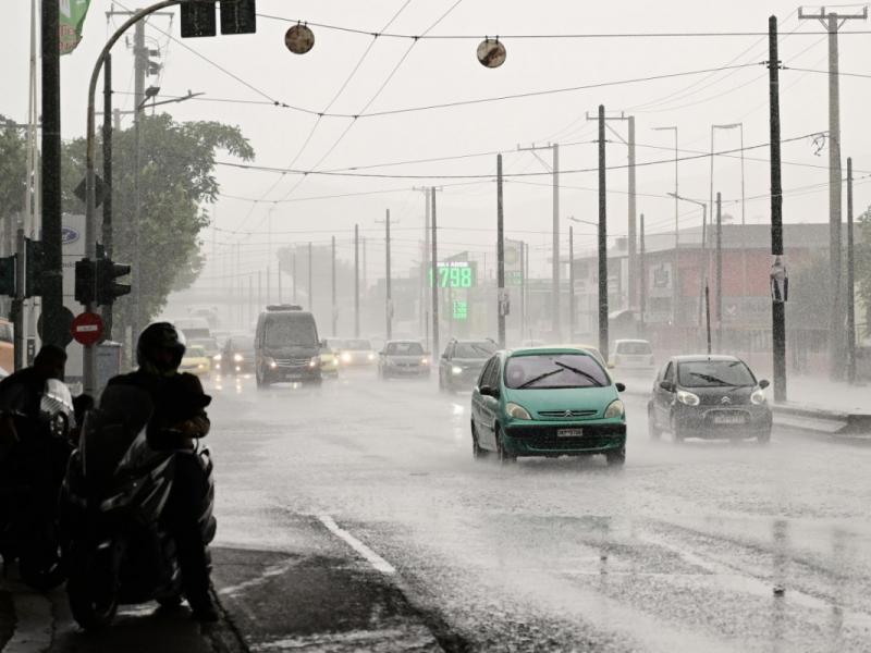 καταιγίδα, κακοκαιρία, έκτακτο δελτίου καιρού από την ΕΜΥ