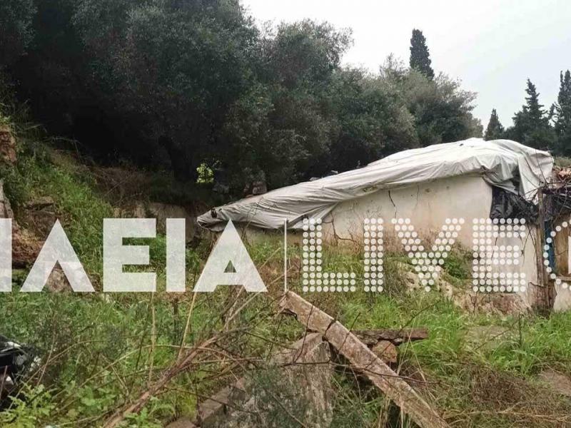 Κατολισθήσεις και πλημμύρες στην Ηλεία: Εκκενώνονται 10 σπίτια (Video)