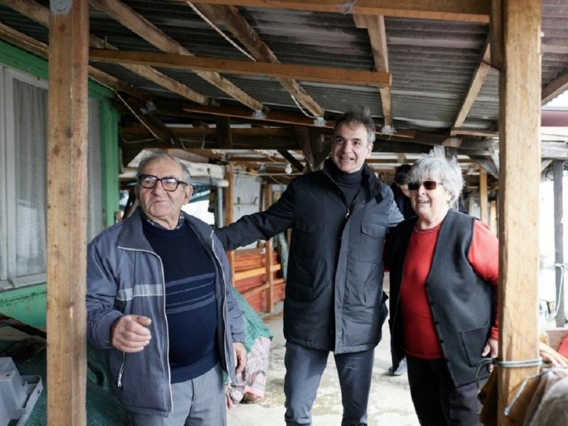 Κυριάκος Μητσοτάκης στον Έβρο