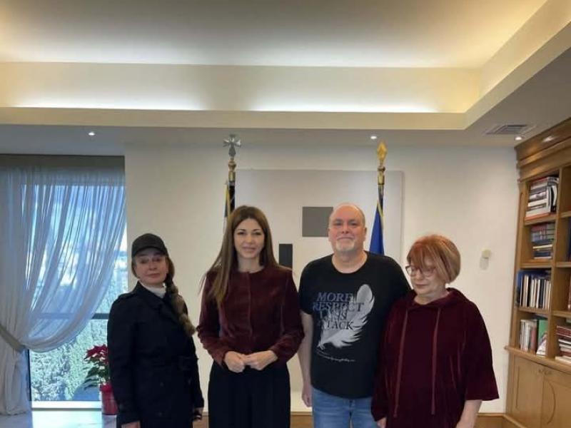 Συνάντηση της ΝΕΜΕΣΙΣ με την Υπουργό Παιδείας Σοφία Ζαχαράκη