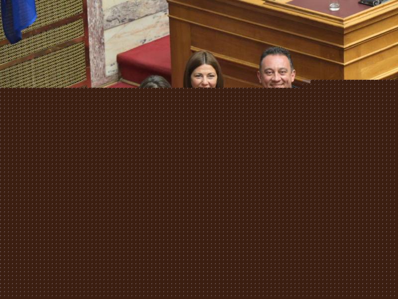 Η Υπουργός Παιδείας, Σοφία Ζαχαράκη και ο Κώστας Βλάσης