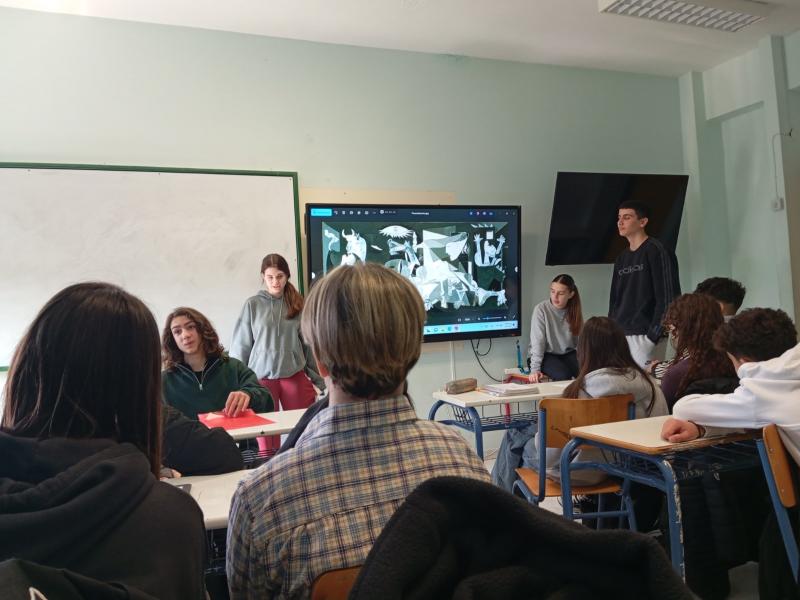 Δραστηριότητα διάχυσης επιμορφωτικού προγράμματος Erasmus+ σε μαθητές του Μουσικού Γυμνασίου Δράμας