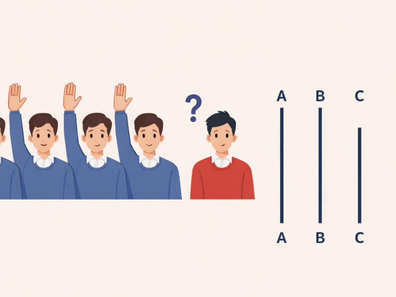 Το πείραμα του Asch που άλλαξε την κοινωνική ψυχολογία - Ποια γραμμή θα διαλέξεις;