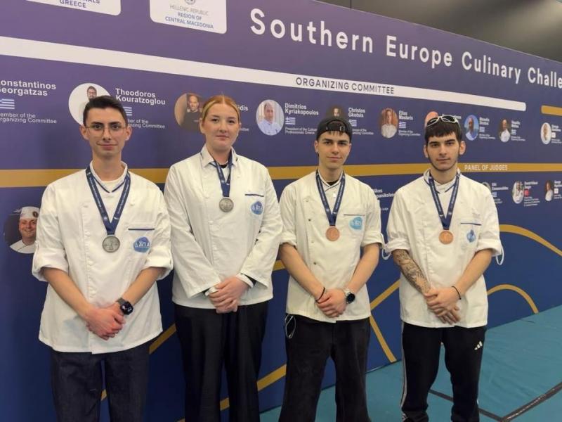 Βράβευση των μαθητών και της ΕΠΑΣ Μαθητείας Ξάνθης σε διεθνή διαγωνισμό μαγειρικής