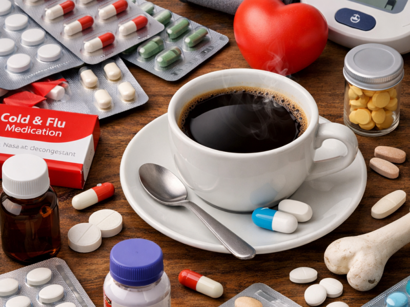Φάρμακα και καφές: Οι επικίνδυνοι συνδυασμοί που πρέπει να γνωρίζετε