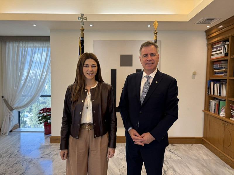 ΔΙΠΑΕ: Συνάντηση του Πρύτανη Σταμάτη Αγγελόπουλου με την Υπουργό Παιδείας, Σοφία Ζαχαράκη