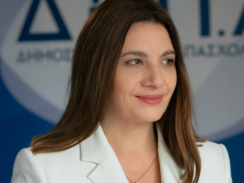 Η Διοικήτρια της ΔΥΠΑ Γιάννα Χορμόβα