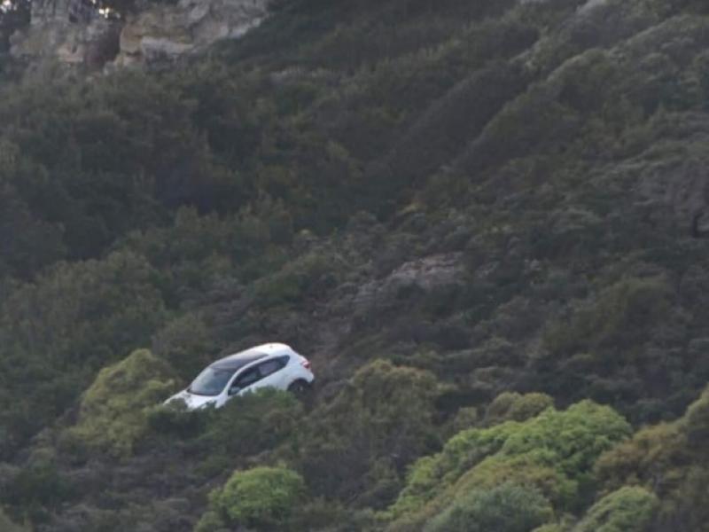 Εξετράπη αυτοκίνητο στη Ρόδο