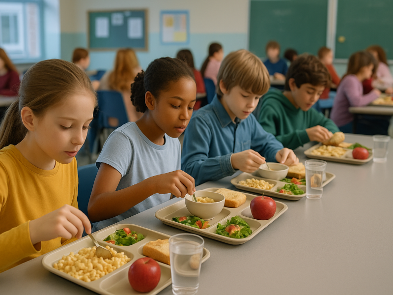 Σχολικά γεύματα: Θα δίνατε στο παιδί σας ένα προϊόν που η ετικέτα του γράφει ότι «ενδέχεται να περιέχει ίχνη» από ένα ευρύ φάσμα αλλεργιογόνων ουσιών, μεταξύ των οποίων ξηροί καρποί, σόγια, μαλάκια και καρκινοειδή;
