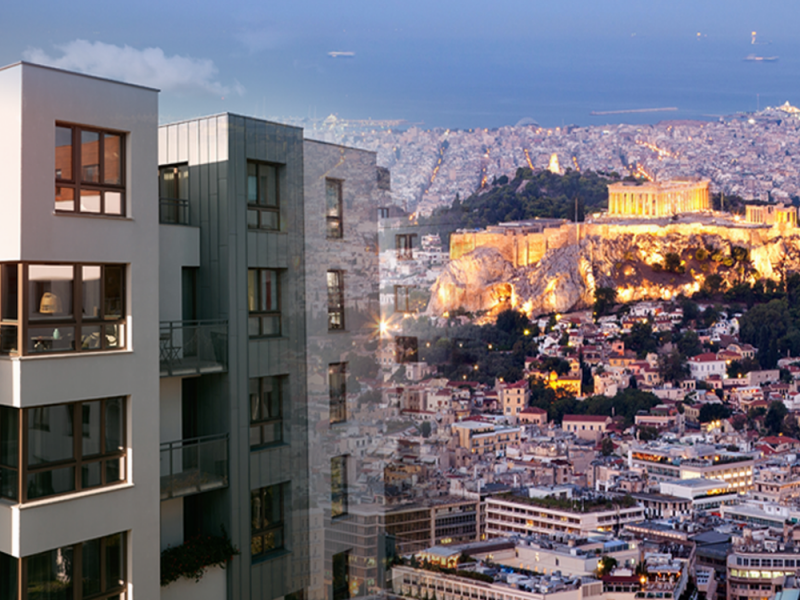 Ακίνητα στην Αθήνα με φόντο την Ακρόπολη