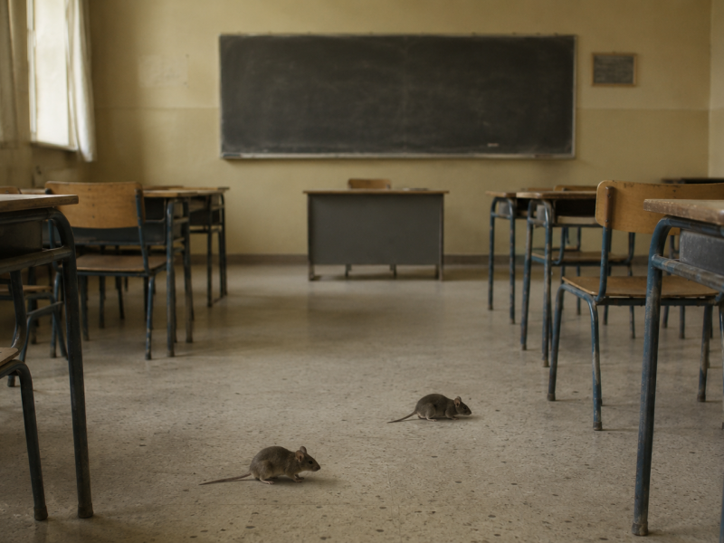 Τραγική κατάσταση στο Ειδικό Σχολείο Σάμου: Λουκέτο λόγω ποντικιών και οργή για τις συλλήψεις εκπαιδευτικών