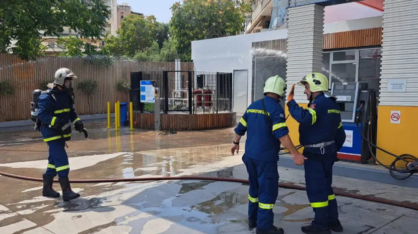 Διαρροή αερίου σε πρατήριο στον Πειραιά