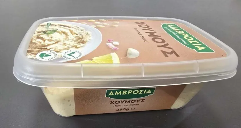 Ανάκληση προϊόντων χούμους λόγω πιθανής παρουσίας σαλμονέλας