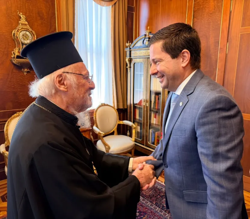 Συνάντηση του Οικουμενικού Πατριάρχη κ. κ. Βαρθολομαίου Α΄ με τον Πρύτανη του ΕΚΠΑ Γεράσιμο Σιάσο