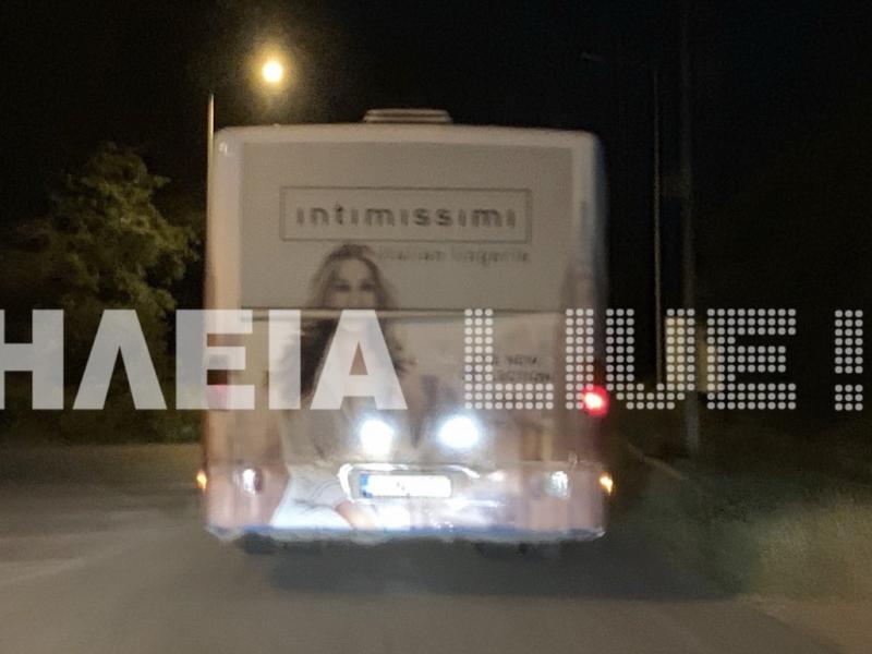 Ομηρία οδηγού ΚΤΕΛ στη Ζαχάρω (photos & video)