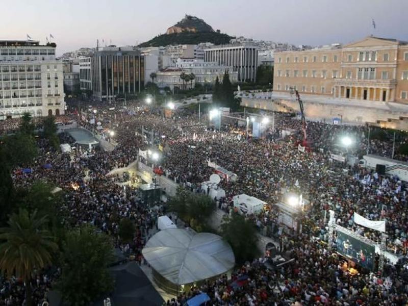 Συγκέντρωση για το «Όχι»