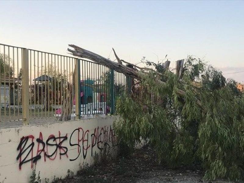 Σφοδρή κακοκαιρία στη Χαλκιδική