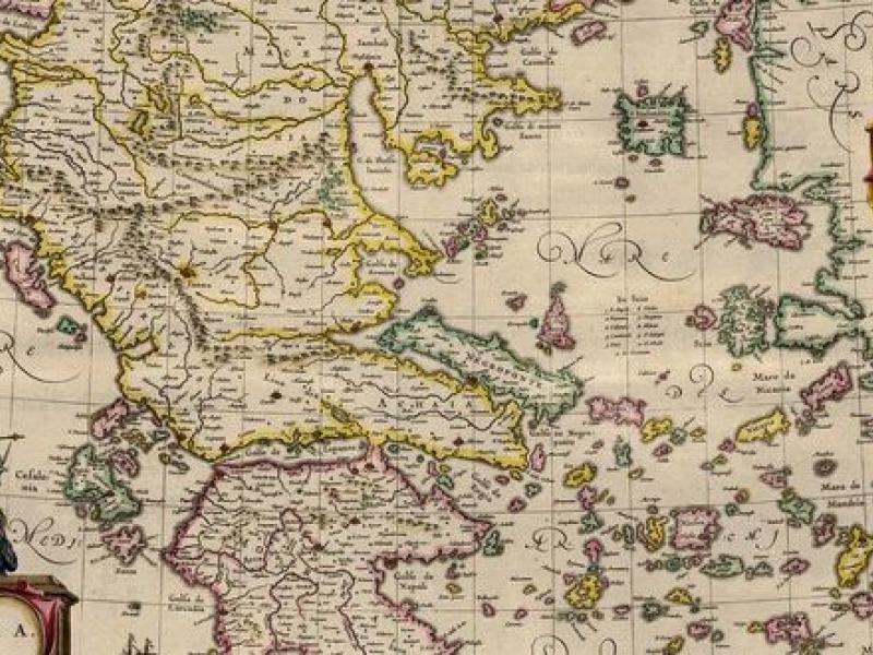 Μεσαιωνικός χάρτης της Ελλάδας