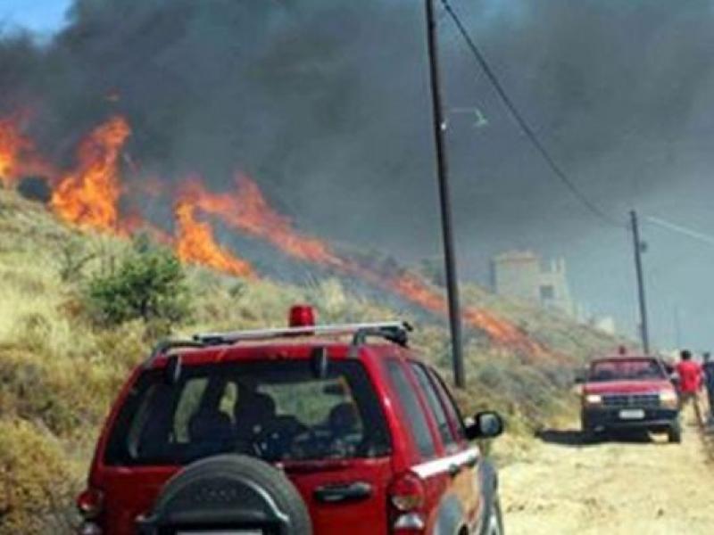 πυρκαγιά στην Ελευσίνα