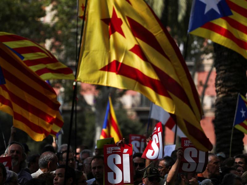 Συγκέντρωση υπέρ της ανεξαρτησίας στη Βαρκελώνη