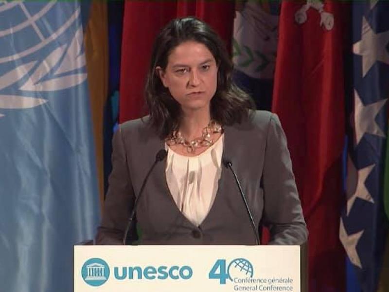 Η υπουργός Παιδείας στην 40ή Γενική Συνέλευση της UNESCO