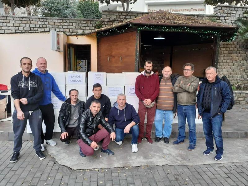 Δήμος Καβάλας: Ανθρωπιστική βοήθεια στους σεισμόπληκτους της Αλβανίας
