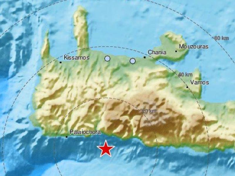 Νέος σεισμός 4,2 Ρίχτερ τώρα στην Κρήτη
