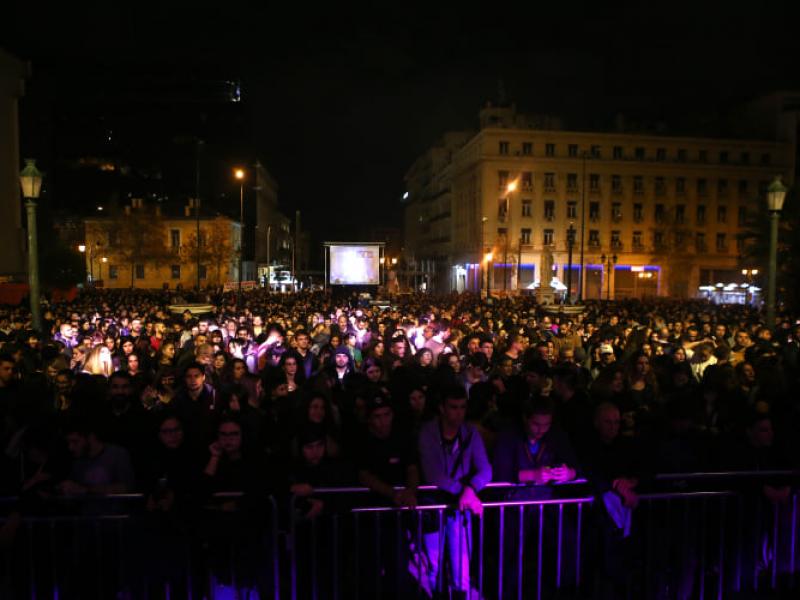 Μαζική συναυλία στο κέντρο της Αθήνας ενάντια στην καταστολή (Εικόνες)