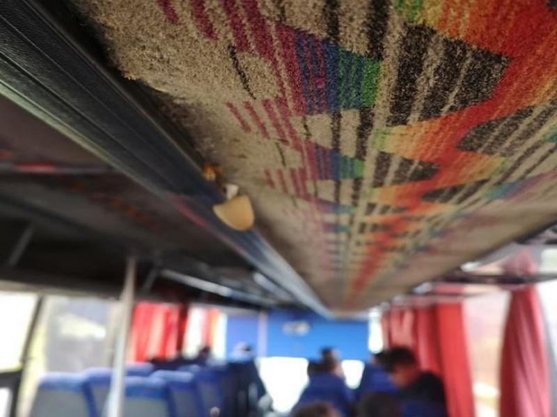 Κύπρος : Λεωφορείο με μούχλα και μανιτάρια μεταφέρει μαθητές (Φωτογραφίες)