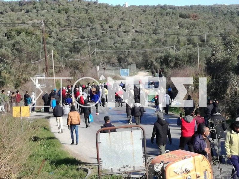 Μικρής έκτασης επεισόδια με δακρυγόνα στη Μόρια