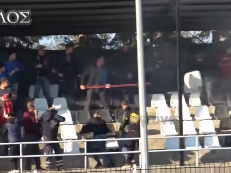 Επεισόδια σε ποδοσφαιρικό αγώνα στη Βέροια: Ταυτοποιήθηκαν 22 άτομα