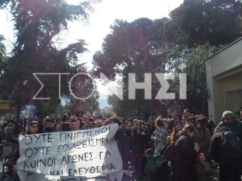 Αντιρατσιστική κινητοποίηση αλληλεγγύης στη Μυτιλήνη (Εικόνες-Βίντεο)