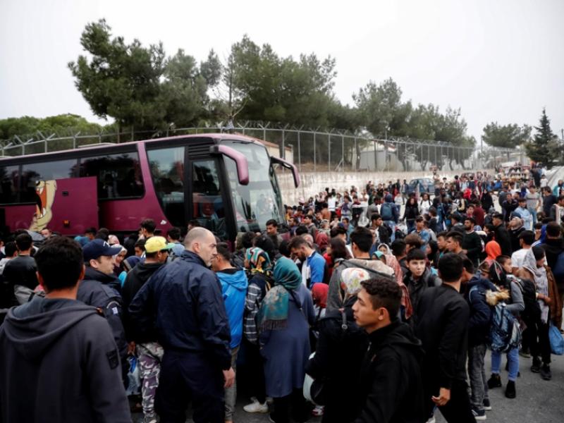 Μυτιλήνη: Πορεία διαμαρτυρίας αιτούντων άσυλο από τον καταυλισμό της Μόριας