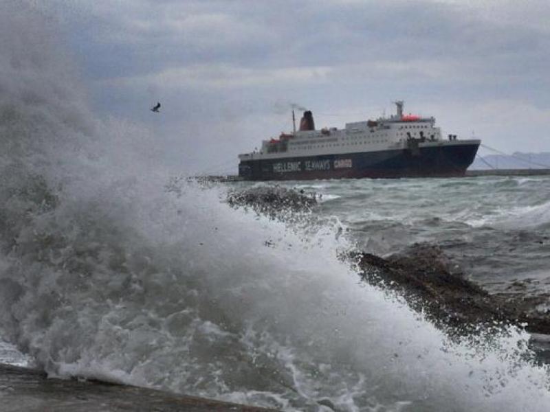 Απαγορευτικό απόπλου λόγω των ισχυρών ανέμων