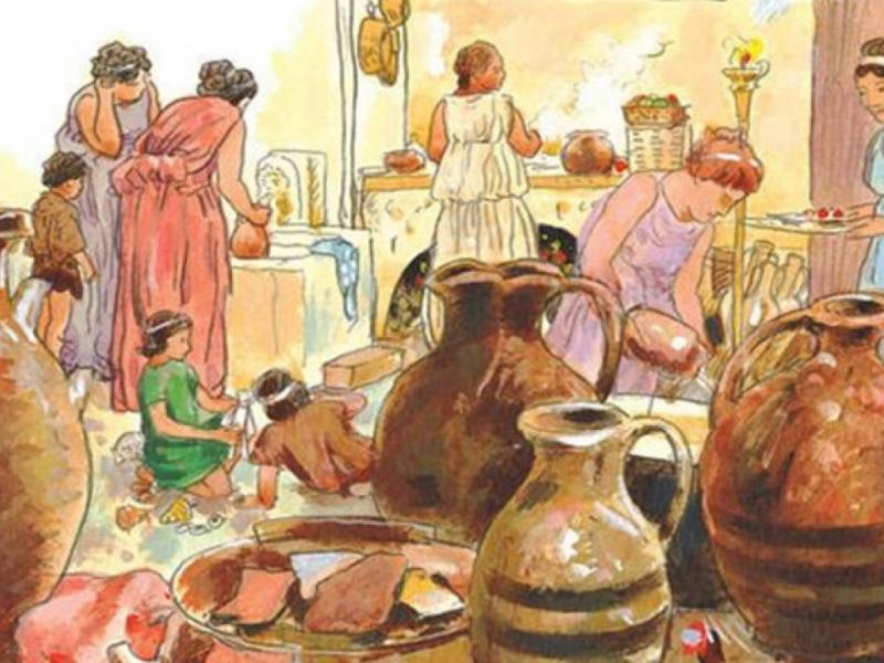 η τροφή των αρχαίων Ελλήνων