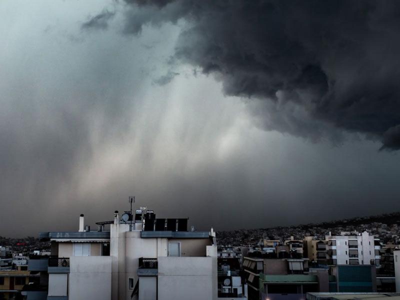 Ισχυρή καταιγίδα στην Αττική