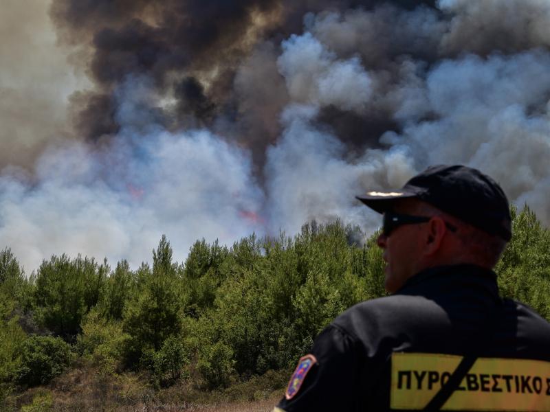 Πυρκαγιές σε Ηλεία και Κορινθία: Βελτιώνεται η εικόνα