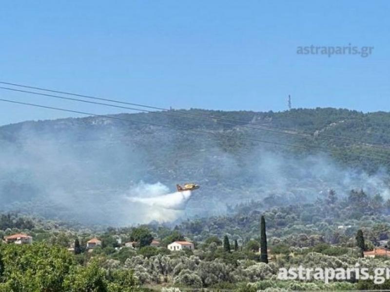 Μεγάλη πυρκαγιά στη Χίο – Εντολή για εκκένωση χωριών (Video)