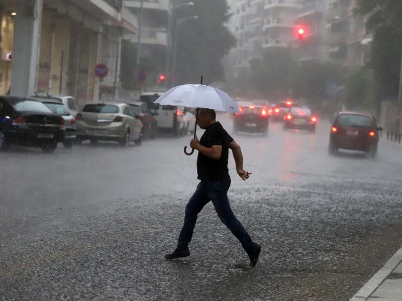 Έκτακτο δελτίο επιδείνωσης καιρού - Καταιγίδες και χαλάζι