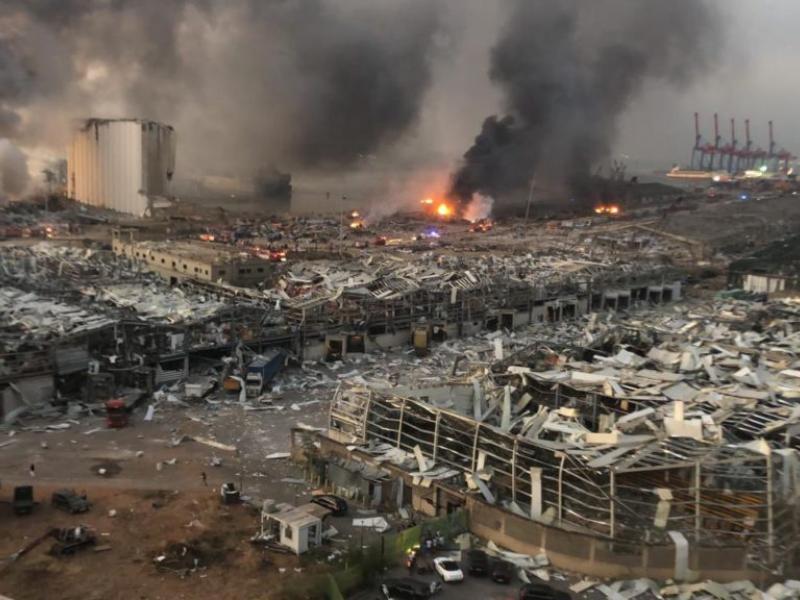 Στους 154 ο αριθμός των νεκρών από την έκρηξη στο λιμάνι της Βηρυτού