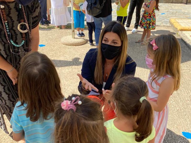 Στην Ηλεία η Σοφία Ζαχαράκη: Έχει μεγάλη σημασία η τήρηση των οδηγιών