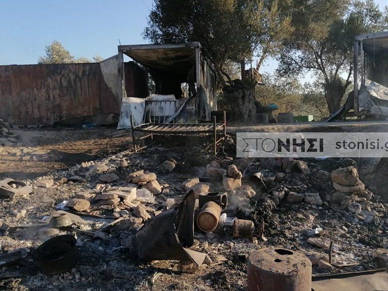 Φωτιά στη Μόρια: Σε κατάσταση έκτακτης ανάγκης η Λέσβος – Φόβοι για νεκρούς