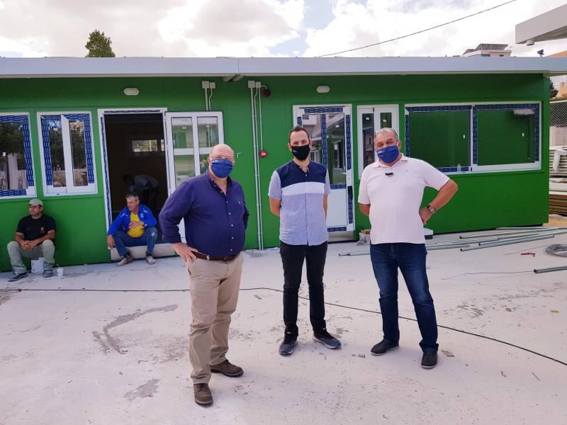Επίσκεψη του Διευθυντή Πρωτοβάθμιας Εκπαίδευσης Ηρακλείου στις υπό κατασκευή αίθουσες Νηπιαγωγείων του Δήμου Ηρακλείου