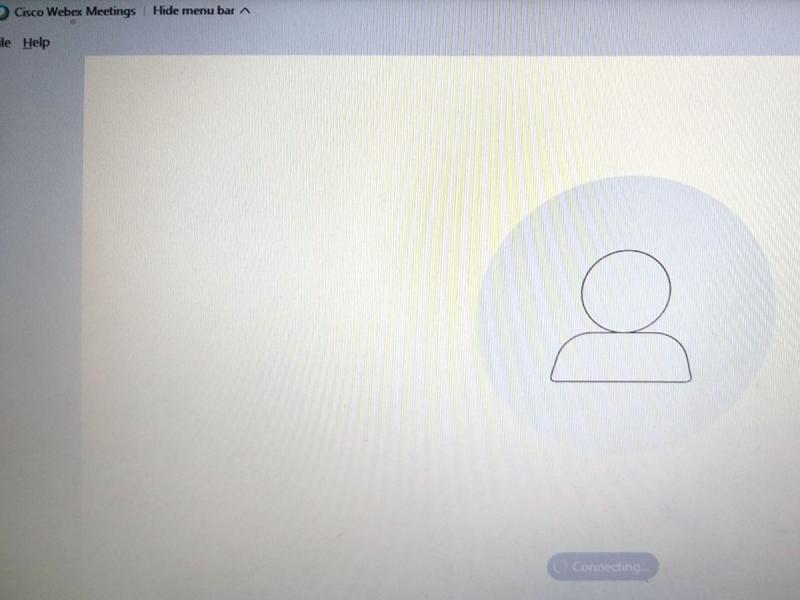 webex connecting