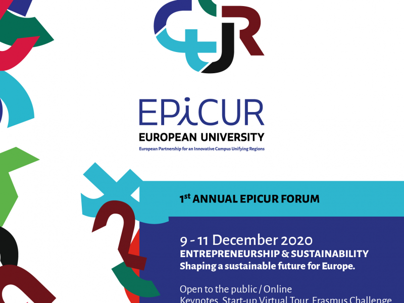 Η Συμμαχία για το Ευρωπαϊκό Πανεπιστήμιο EPICUR διοργανώνει το 1ο Forum