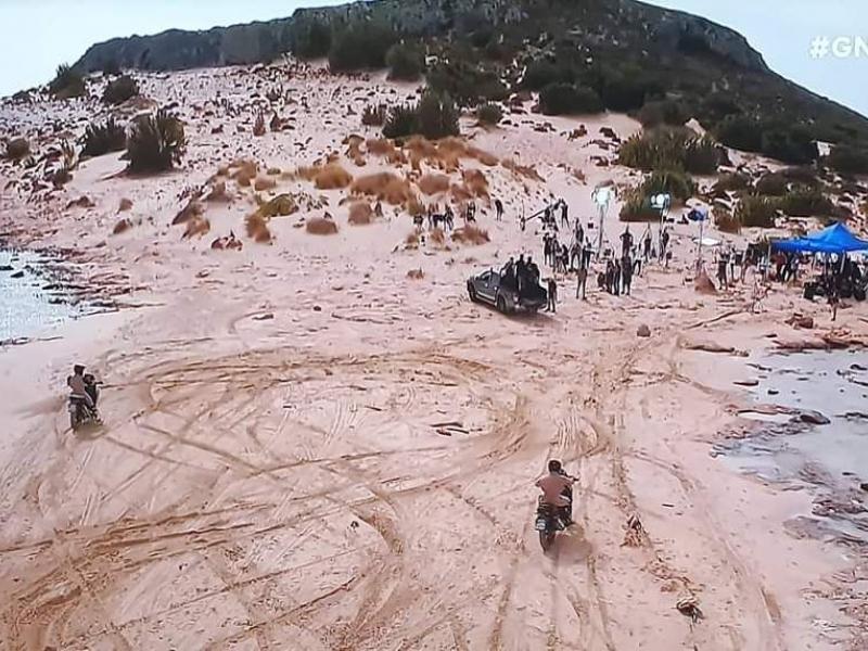 Γυρίσματα του GNTM στην Ελαφόνησο 