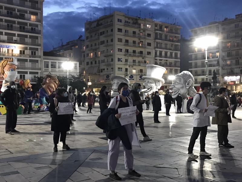 Φωτογραφίες από την φοιτητική κινητοποίηση στην Πάτρα