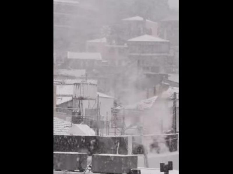Σφοδρή χιονόπτωση στην Κρήτη