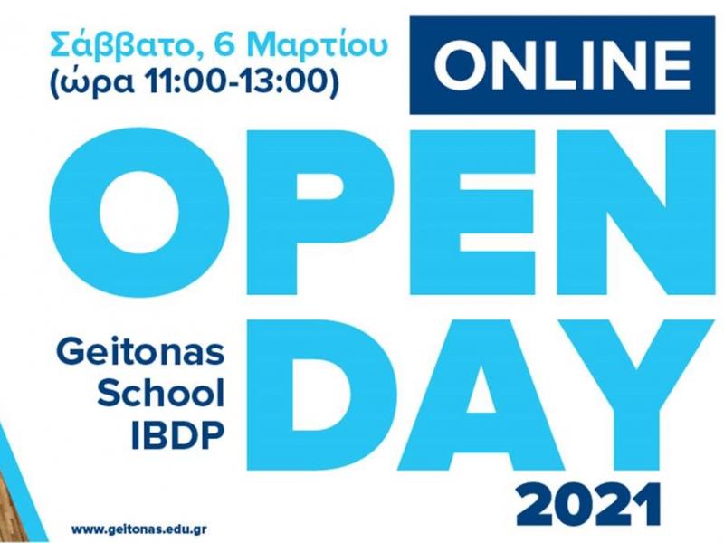 Online Open Day 2021 στα Εκπαιδευτήρια Γείτονα
