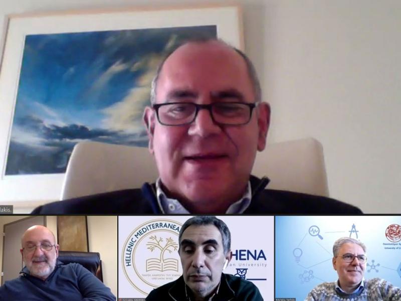 Β. Διγαλάκης: Στόχος το «Study in Crete» - Τηλεδιάσκεψη με πρυτάνεις